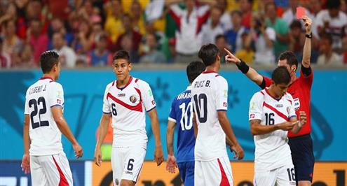 صيد المونديال.. هدف الدقيقة "90".. حالة طرد.. وركلات جزاء في تأهل كوستاريكا التاريخي أمام اليونان 